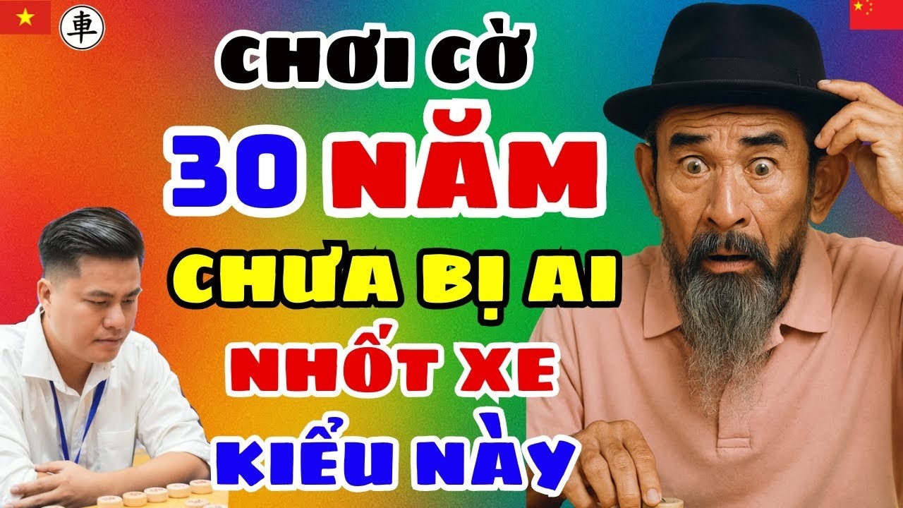 [cờ tướng] LẠI LÝ HUYNH nhốt xe cực dị khiến đối thủ tức ói máu