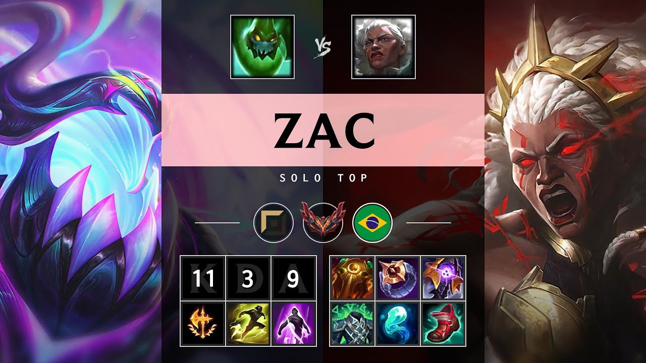 Zac Top vs Ambessa - BR Grandmaster Patch 25.14