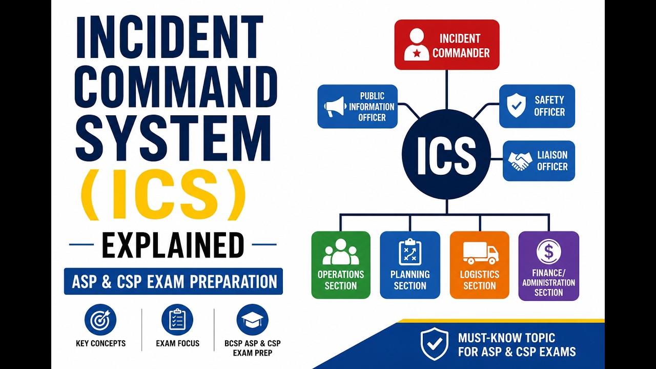 Incident Command System (ICS) Explained | ASP & CSP Exam Preparation
