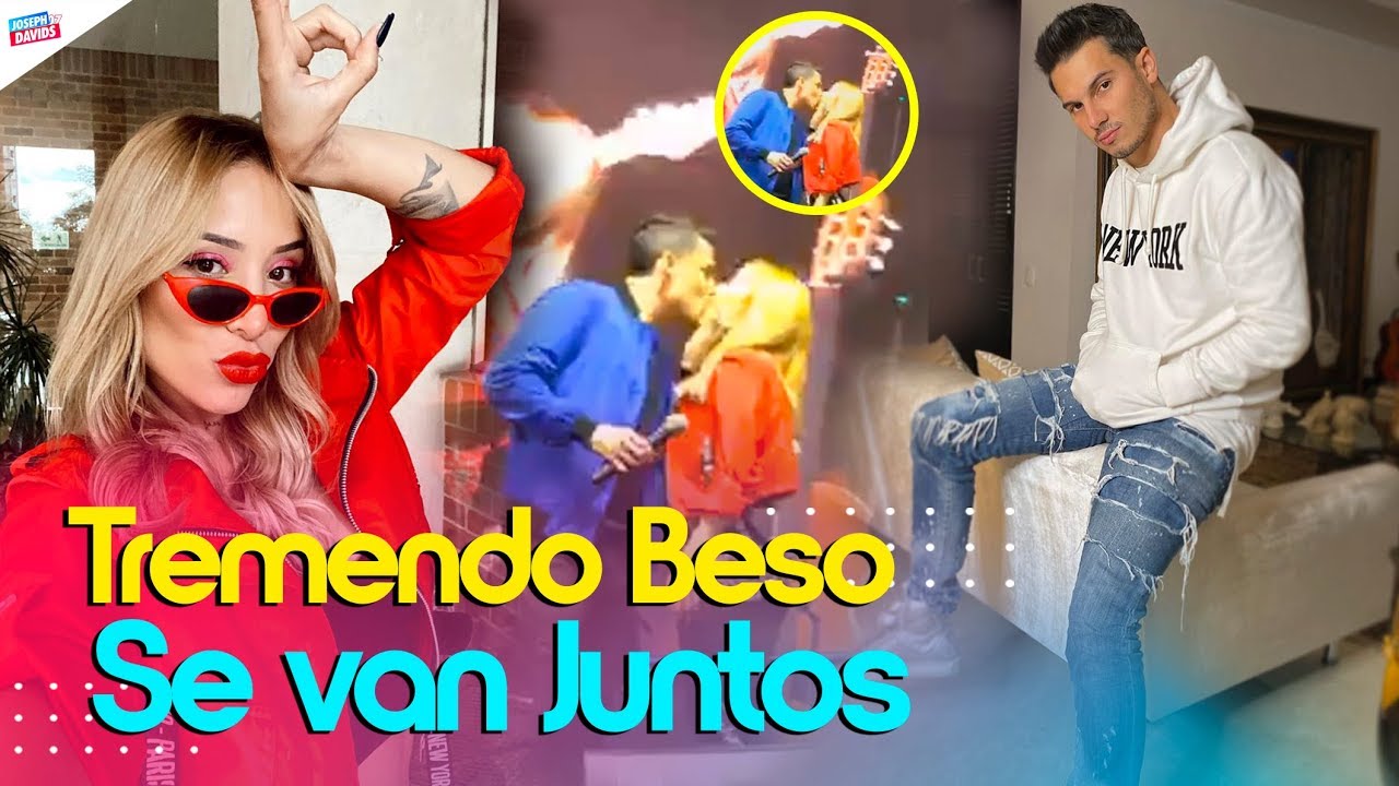 Tremendo Beso en concierto Oficializaron Todo Luisa Fernanda y Pipe Bueno se van juntos