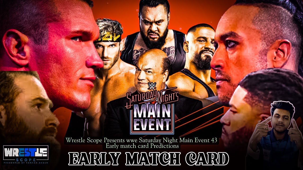 WWE Saturday Night Main Event 43 – Full Match Card, Predictions & Updates | Wrestle Scope