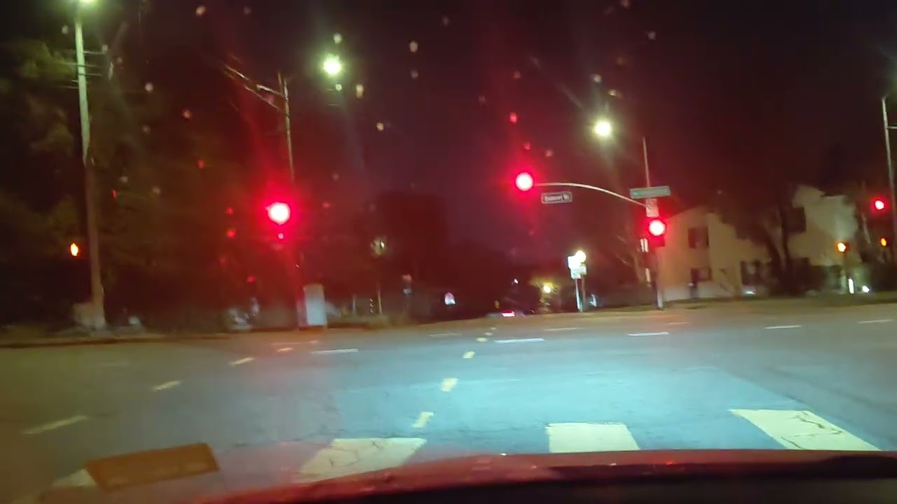 Night Drive From The Hills To The OJ Murder Crime Scene