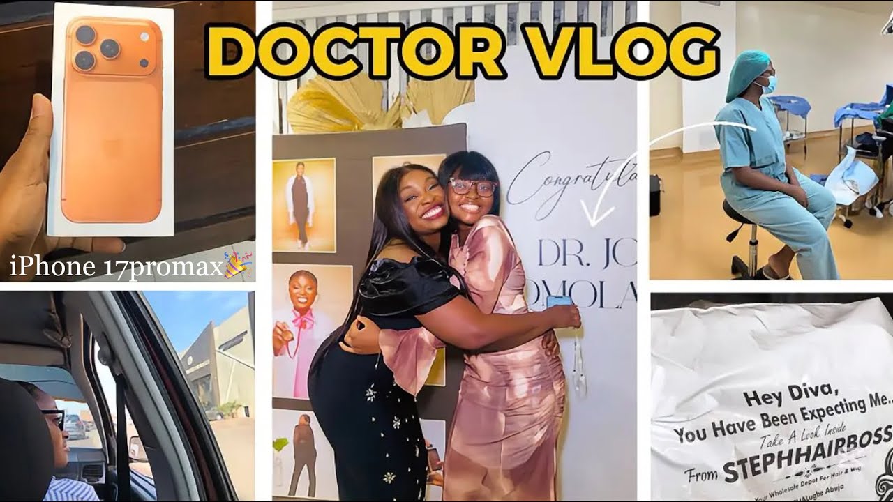 VLOGMAS 2025 | Неделя из моей жизни врачом в Нигерии🇳🇬iPhone 17 pro max, новая причёска и выпускной🎉