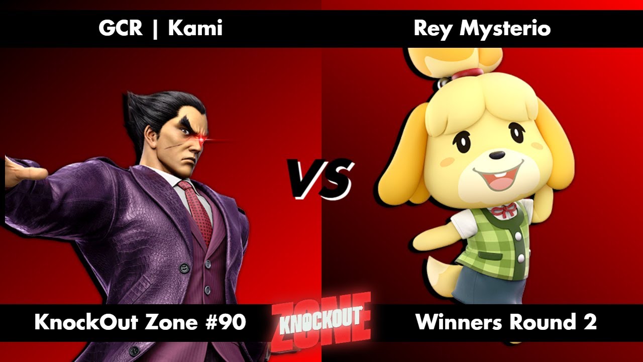 KnockOut Zone #90 - SSBU Winners Round 2 - Kami (Kazuya) vs Rey Mysterio (Isabelle)