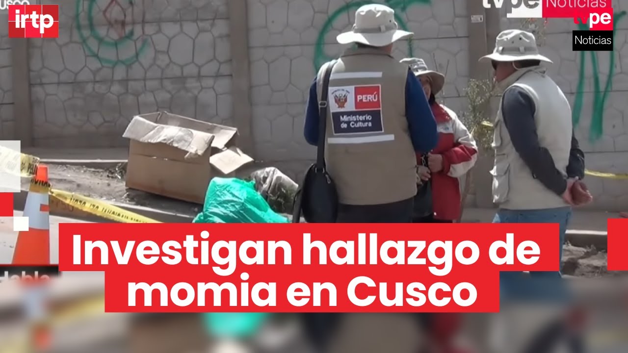 Cusco: hallan momia en un basural de Alto Qosqo