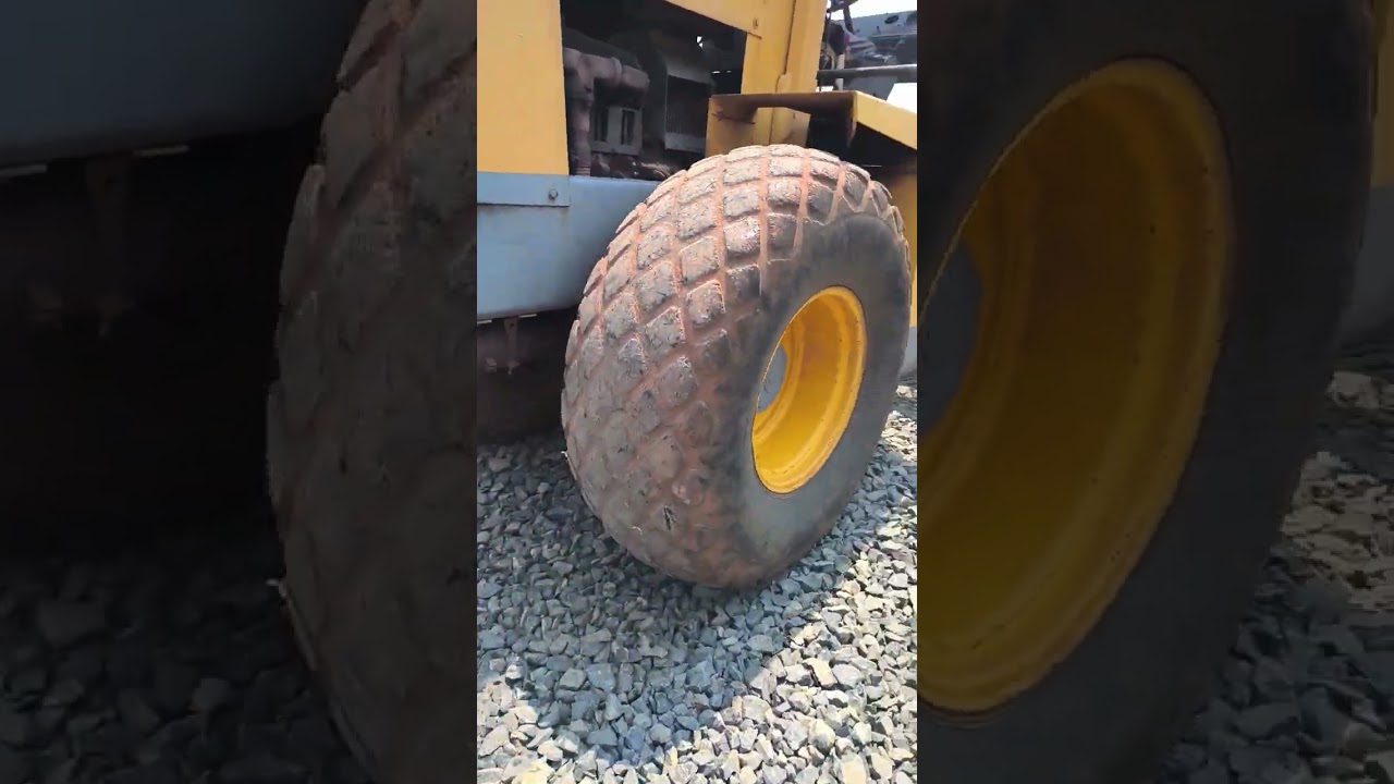 compaction on final layer of sub grade ( rolling). Formation and metalling road #roller #excavator