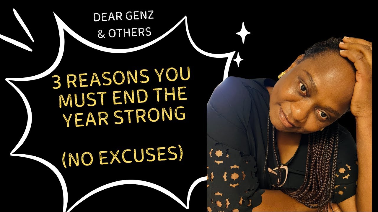 Three Reasons You Must End the Year Strong (No Excuses) || LivingrealwithSarah