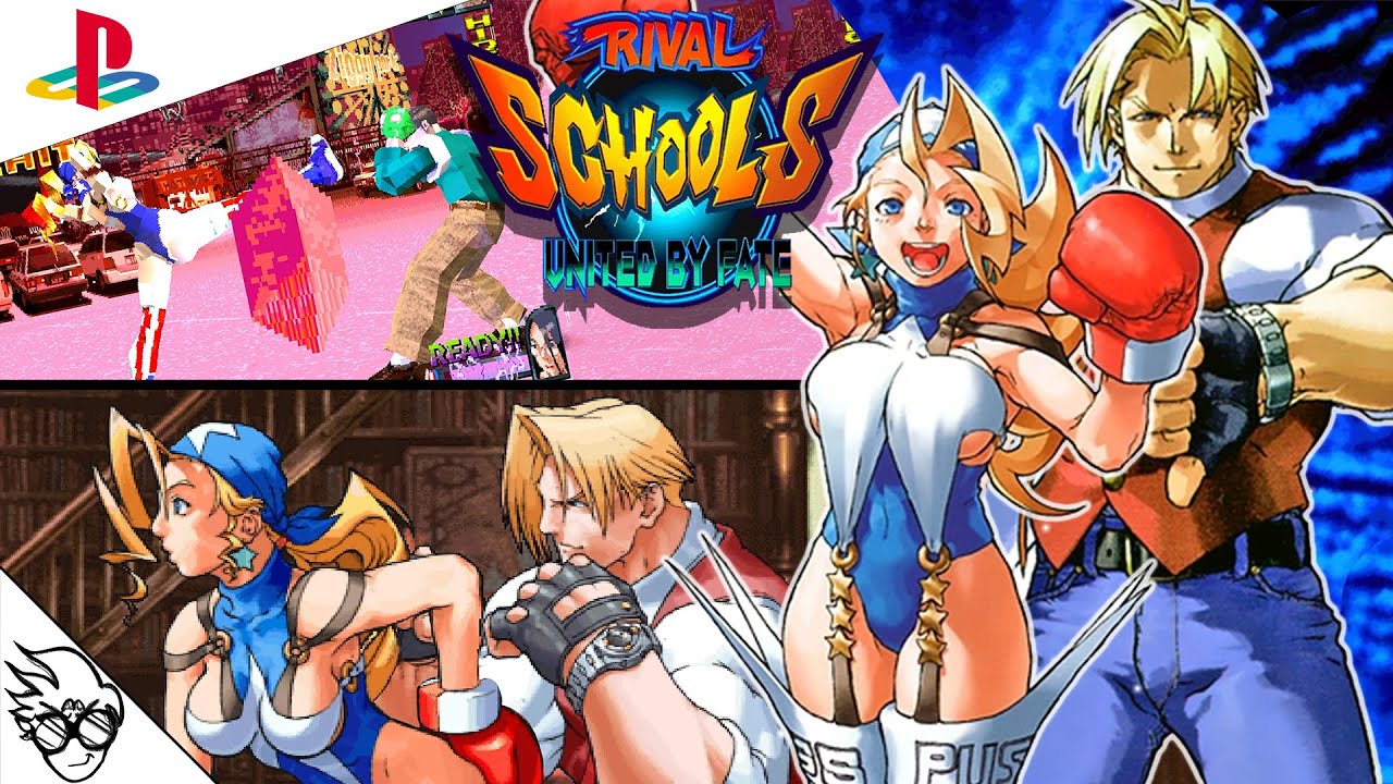 Rival Schools: United by Fate (PS1 / 1998) - Tiffany + Roy [Playthrough/LongPlay - Level 8] - Capcom