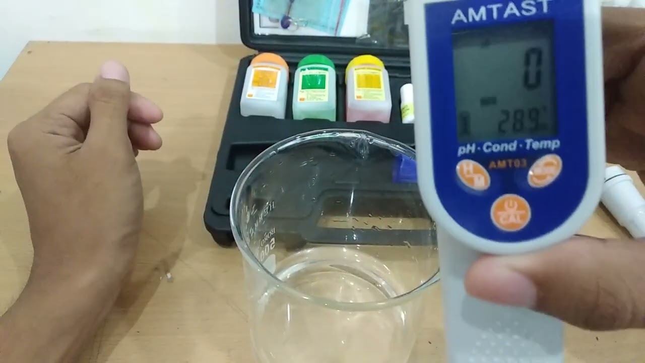 Tutorial Penggunaan Alat Ukur PH Meter AMT03R #phmeter #tutorial #alatukur
