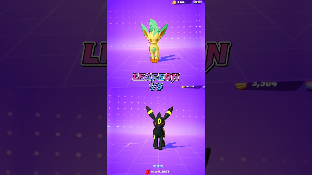 Pokemon Unite leafeon vs umbreon #pokemonunite #pokemon #shots