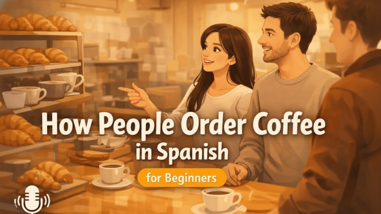How People Order Coffee in Spanish | Real Spanish Dialogues for Beginners