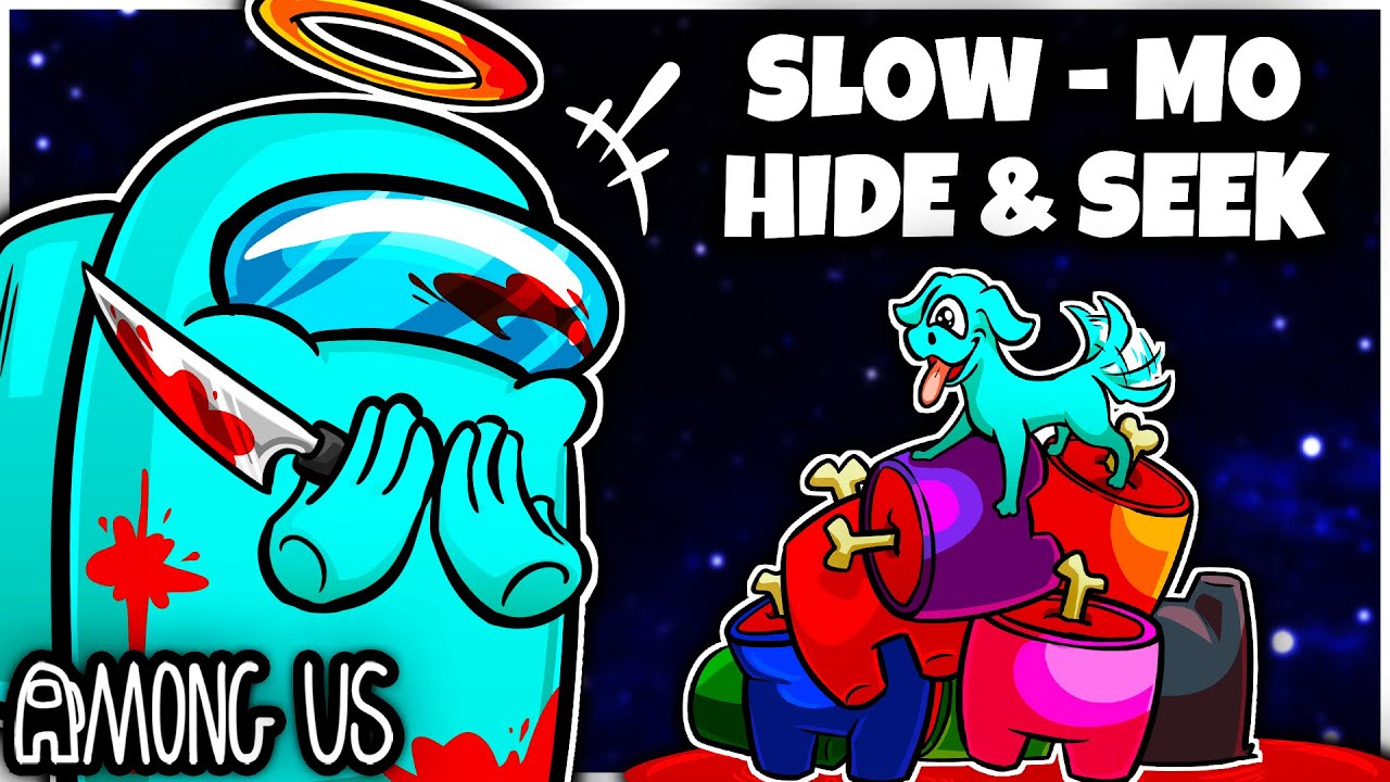 *NEW* SLOW-MO HIDE & SEEK GAME MODE! | Among Us [Impostor Rounds] (ft. H2ODelirious, Valkyrae &More)