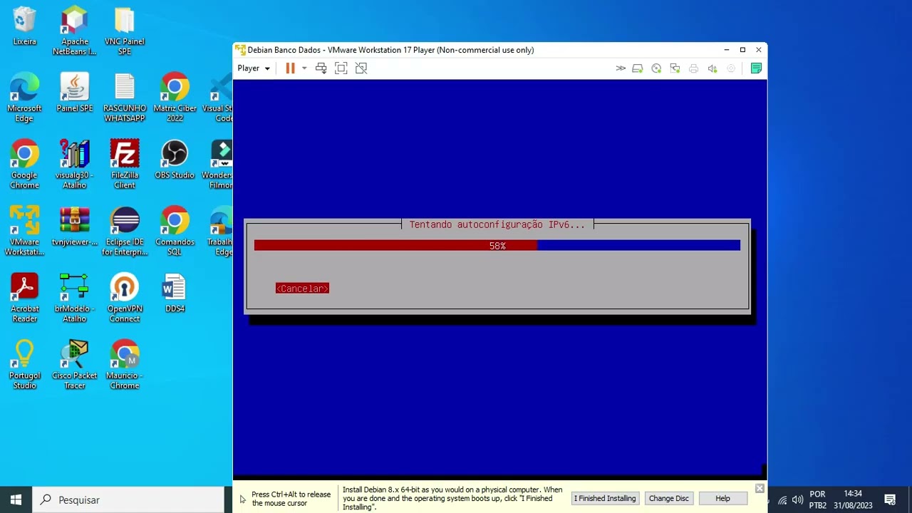 Instalação e Configuração Servidor Linux MySQL Server, Apache e PHPMyAdmin