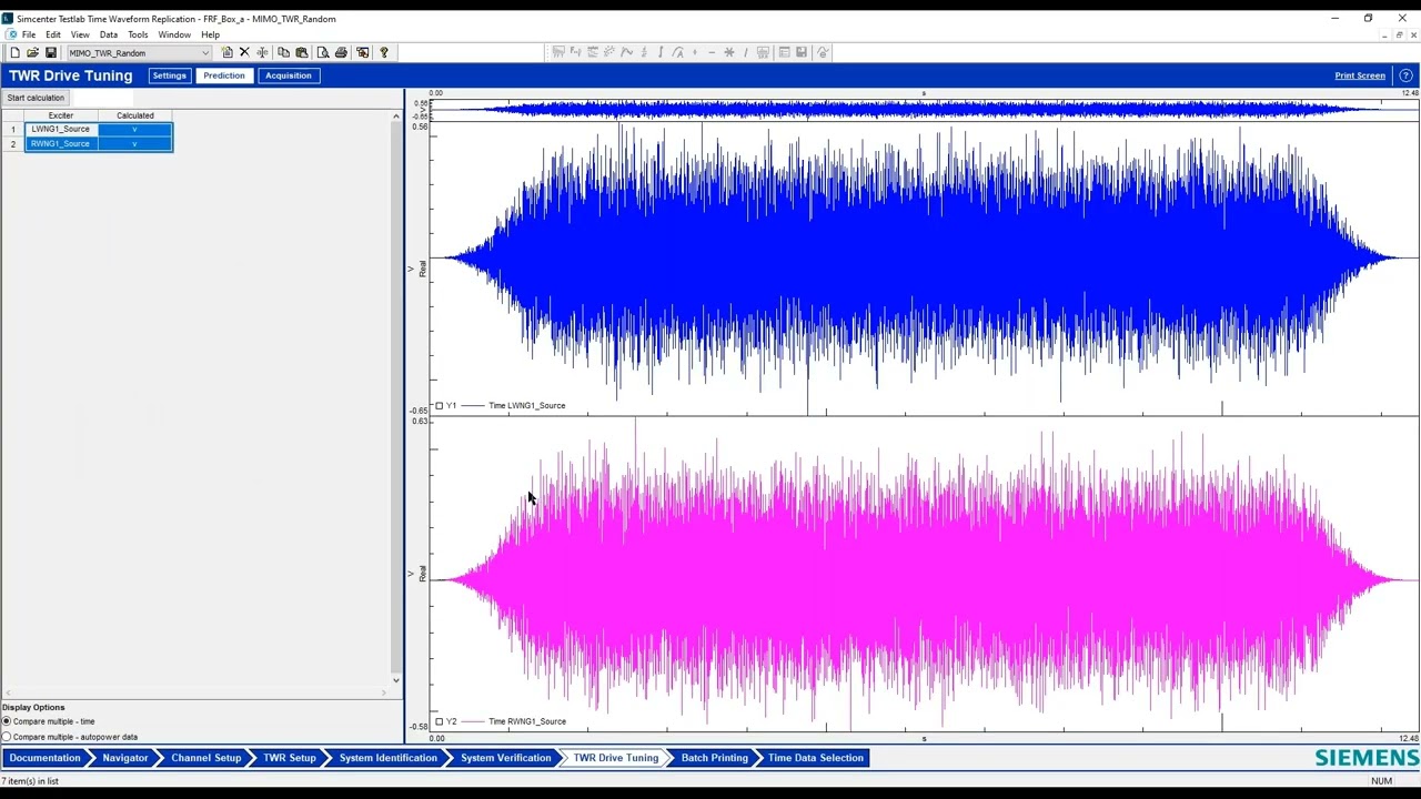Multi Input Multi Output (MIMO) Waveform Replication in Simcenter Testlab