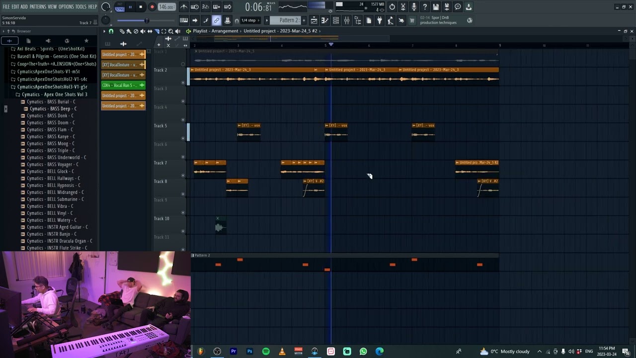then pooh came and juiced up the hi hats