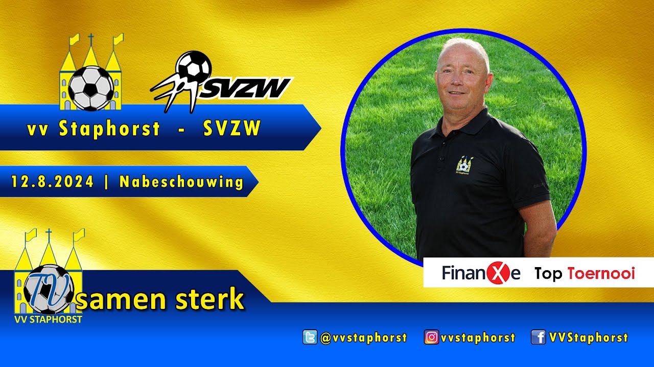 vv Staphorst - SVZW | 12.8.2025 | Nabeschouwing