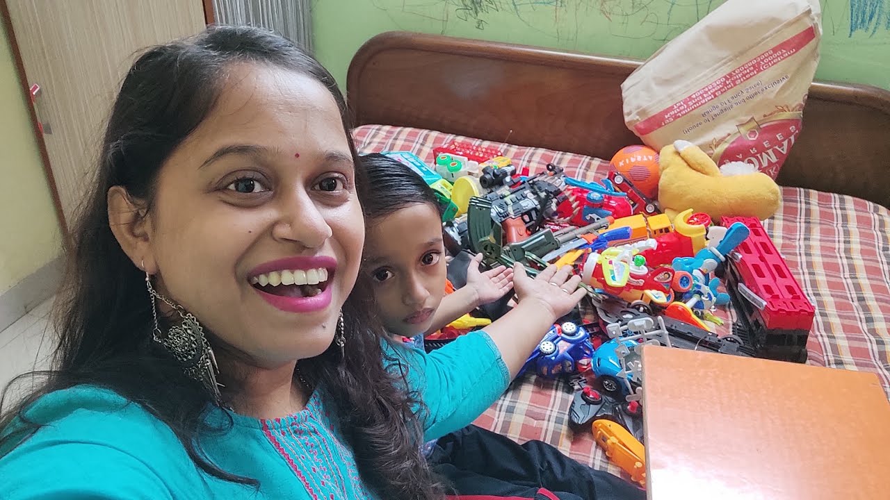 আরুশের পুরোনো খেলনার কি অবস্থা হয়েছে তোমাদের দেখাবো আর নতুন কি কি কিনা হয়েছে খেলনা । #toycollection
