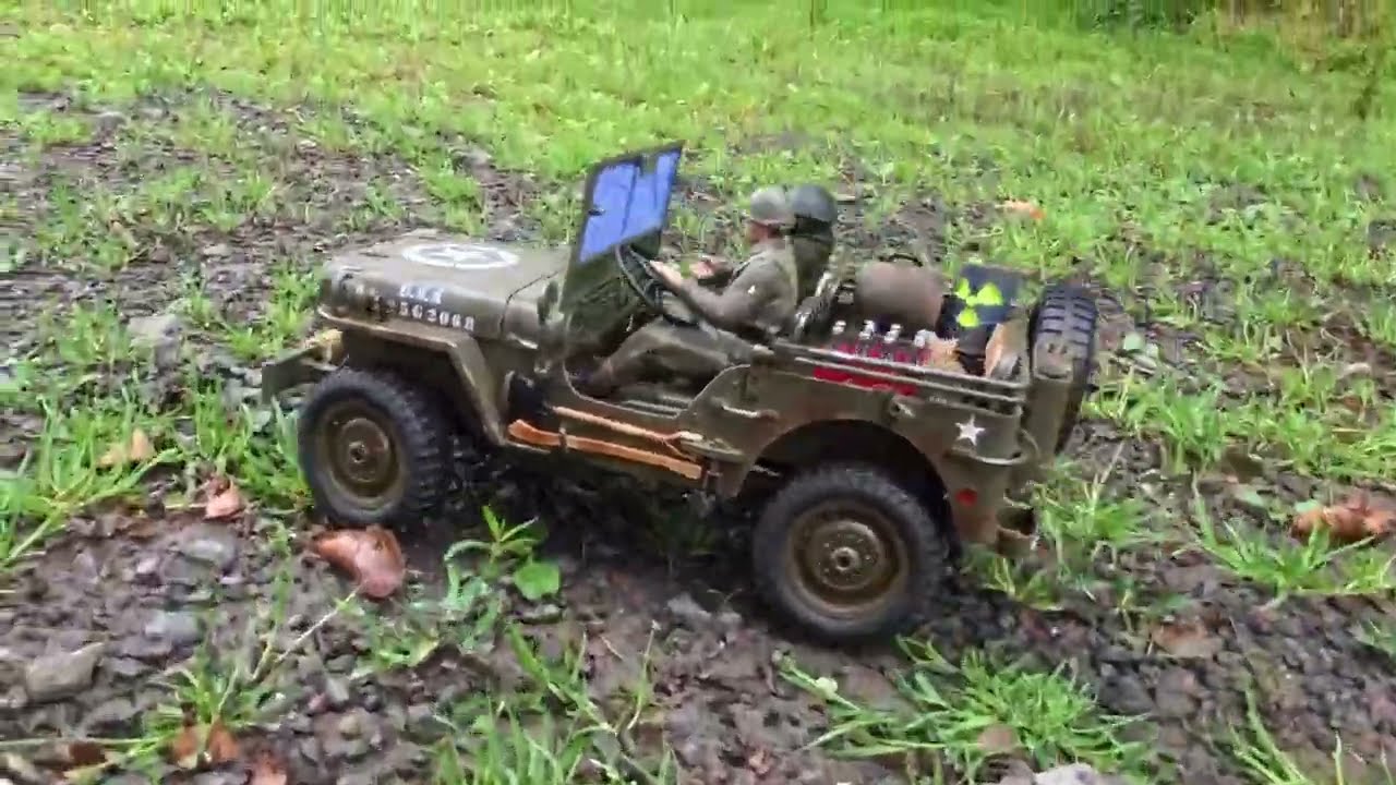 JJRC C 8815 1/10 Willys Jeep RC Auto 1941 4 WD  Video 2