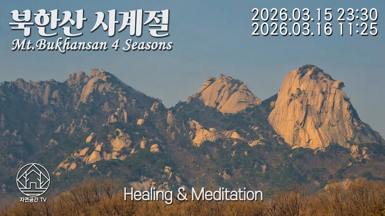 432Hz Natural Healing Meditation Sleep Relax Mt.Bukhansan 힐링 명상 수면 자연치유 북한산의 사계절 26.03.16 - [자연공간TV]