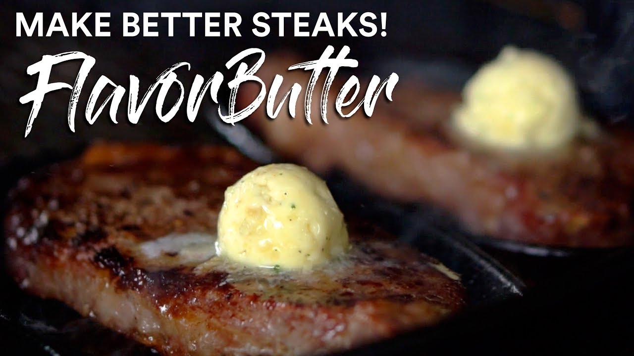 Flavor your BUTTER for better STEAKS | GugaFoods