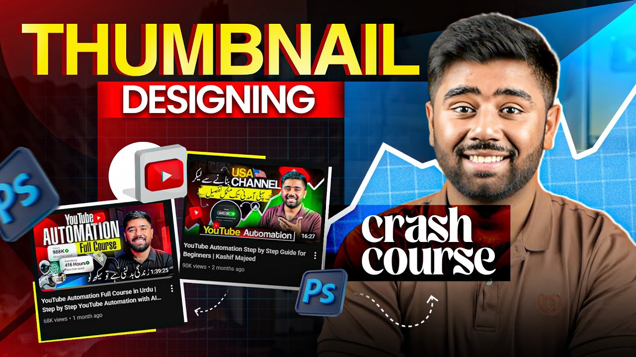 How to Make Thumbnails for YouTube Videos | Thumbnail Designing Complete Course | Kashif Majeed