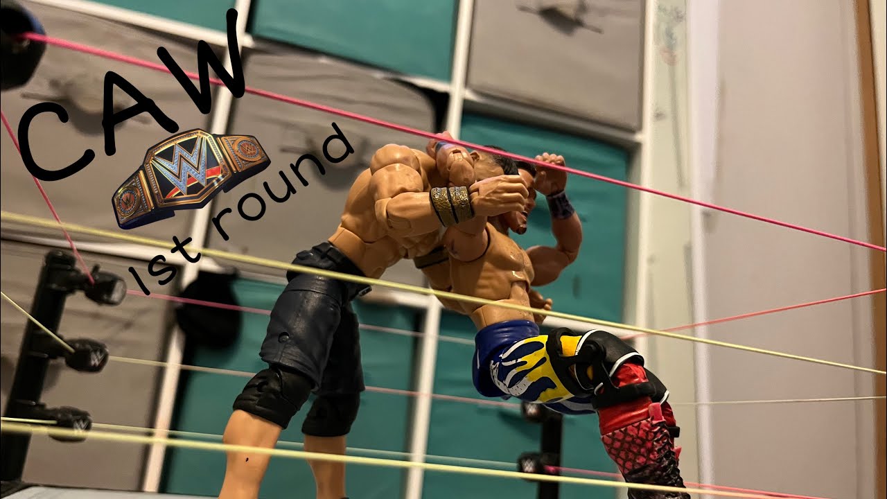 WHE vs John cena 1st round match for the CAW championship tournament