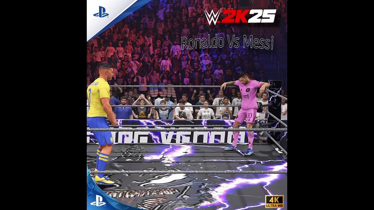 Ronaldo vs Messi I WWE 2k25 Live #shorts #shortslive #shortsfeeds #cr7 #messi