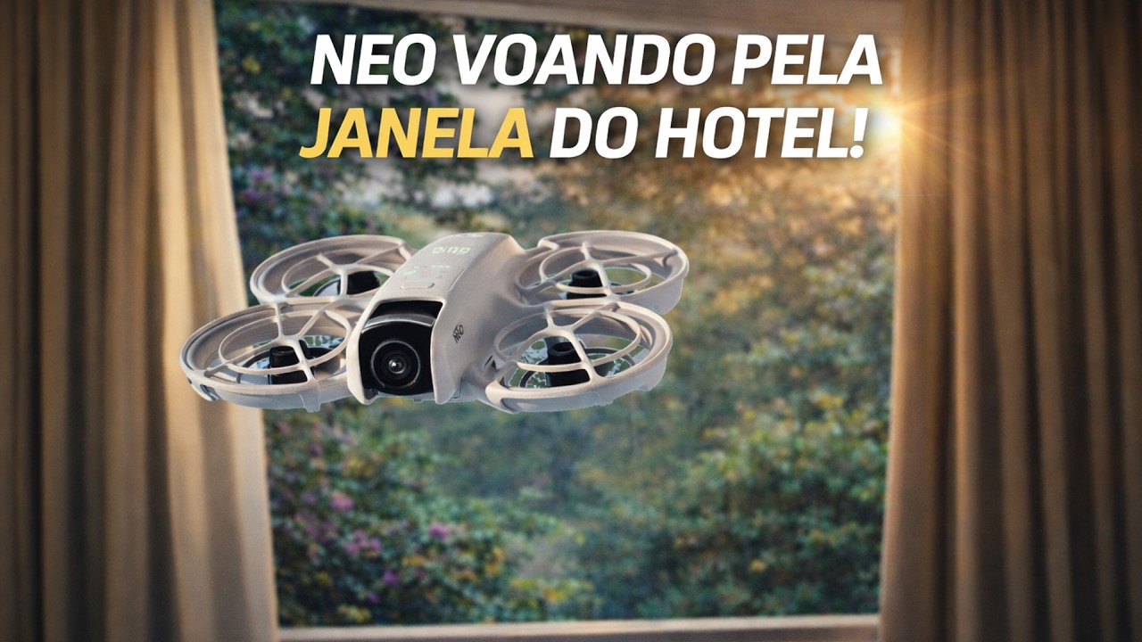 VOANDO DA JANELA DO HOTEL!