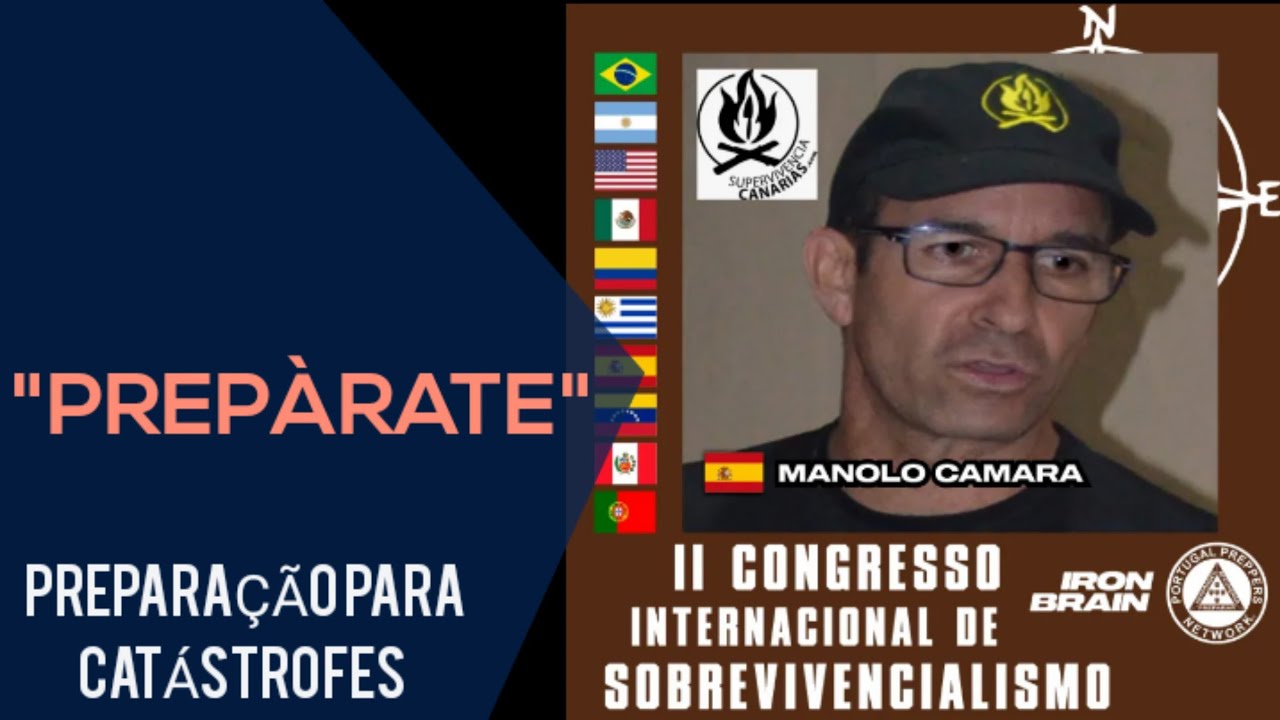 Preparação para Catástrofes e o Livro “Prepàrate”- Manolo Camara - Escuela de Supervivencia Canárias