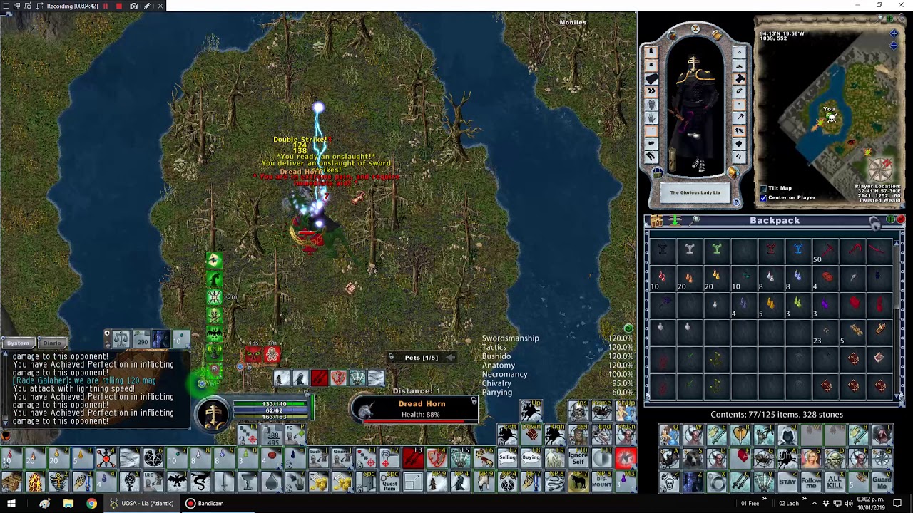 Ultima Online - Peerless - Dread Horn - Clasic Sampire