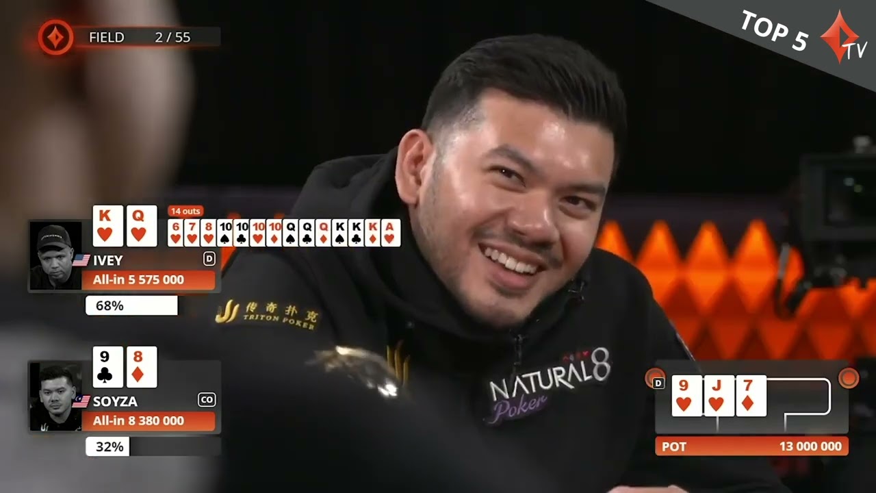 Топ-5 флеш-дро в Сочи с миллионами | Лучшие моменты покера | partypoker
