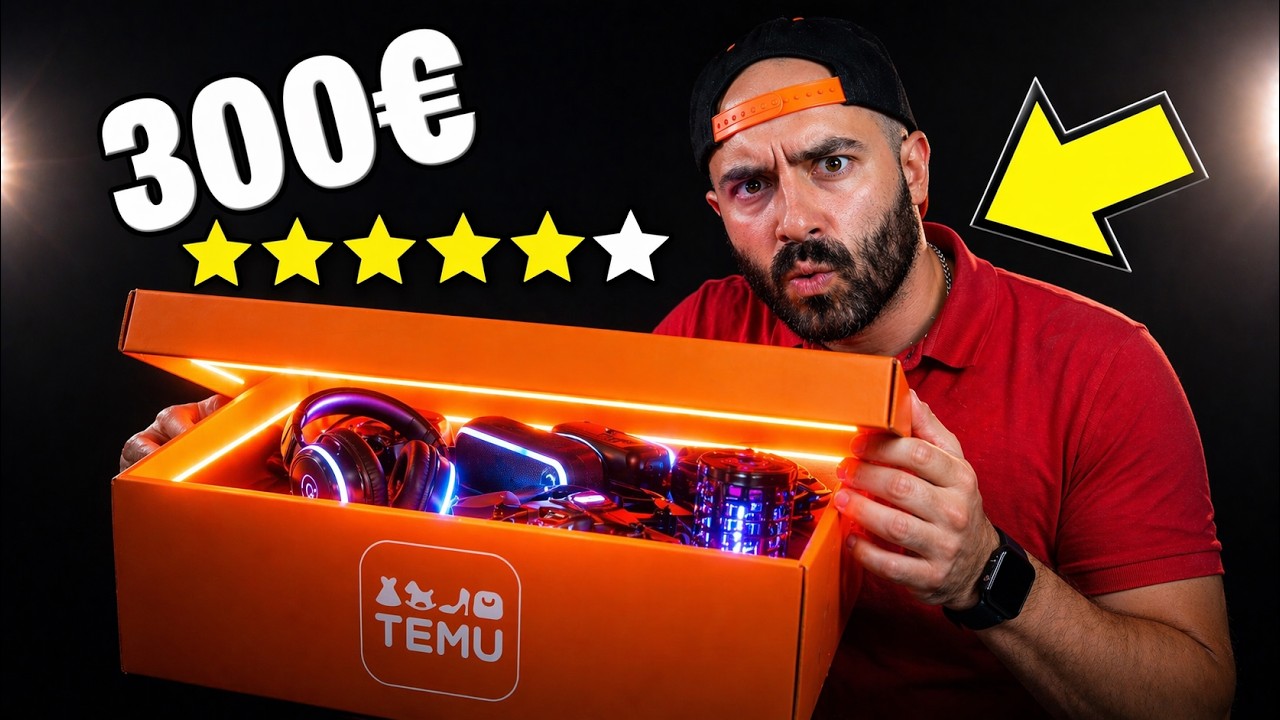 300€ di GADGET su TEMU... UNBOXING ONESTO 📦 MEGA UNBOXING