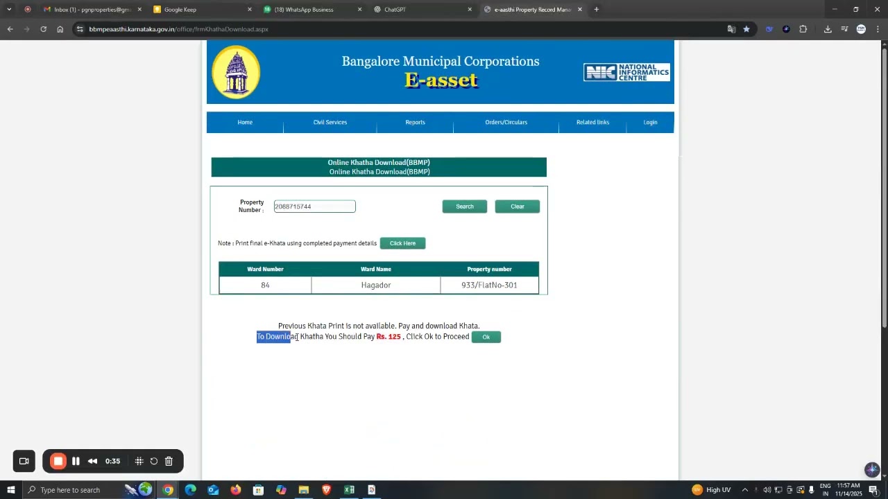 Скачайте свой электронный кадастровый документ BBMP онлайн всего за несколько минут!