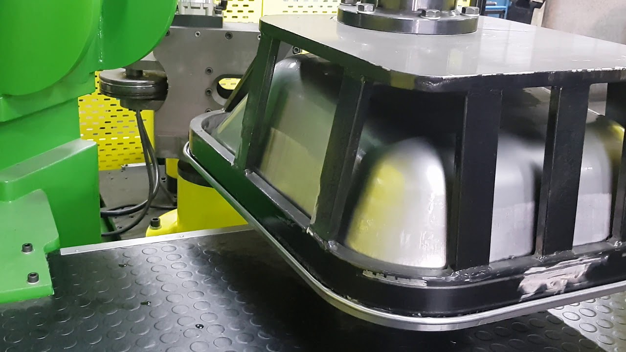 DMS Wheelbarrow Pan Trimming and Beading Machine