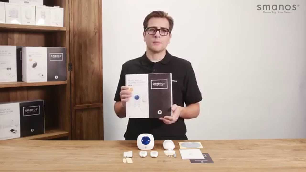 smanos Open Box Video -- S105 On-Site Standalone Alarm System