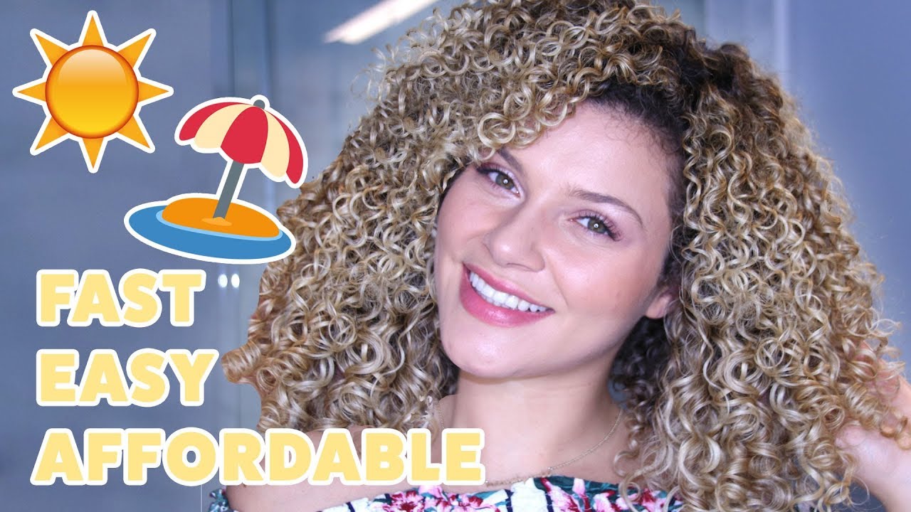 THE ULTIMATE SUMMER CURLY HAIR ROUTINE (WITHOUT BREAKING THE BANK)