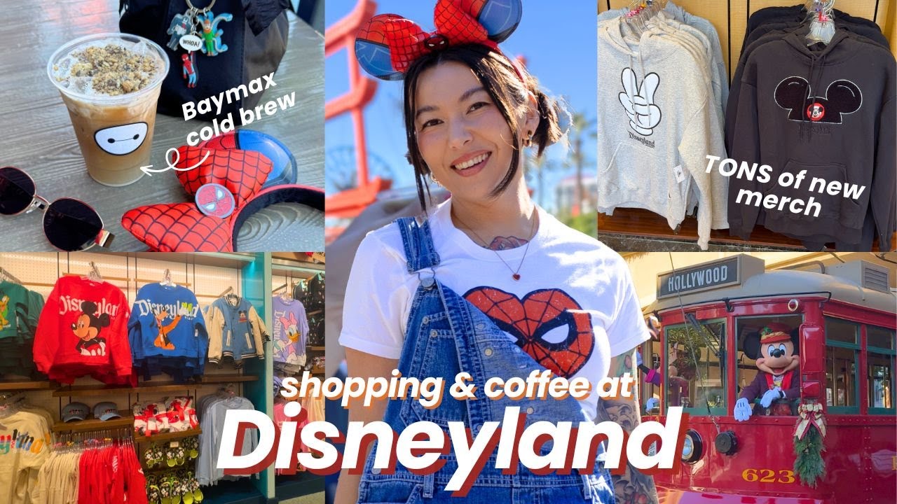 Let's get coffee & go shopping at Disneyland! (new 2025 merch)