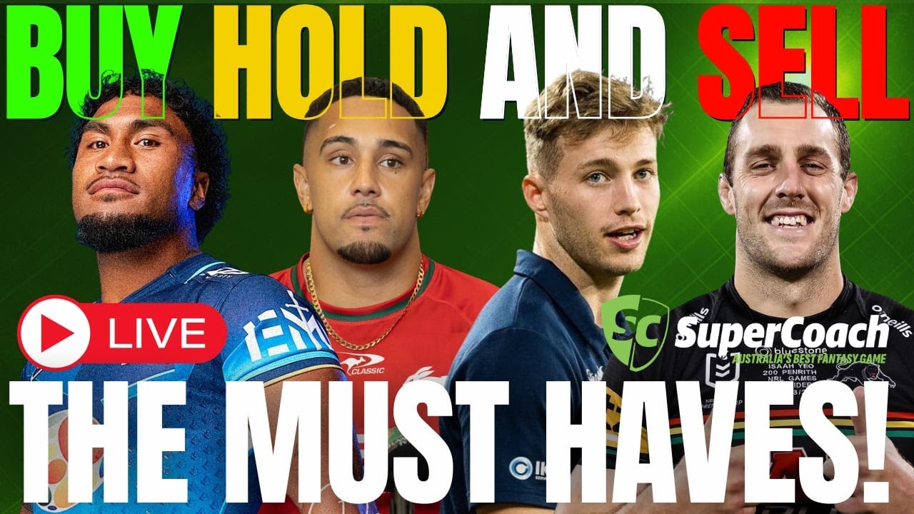 NRL SuperCoach 2026: BUY HOLD SELL 🔄 Round 1 Trade Targets & Traps