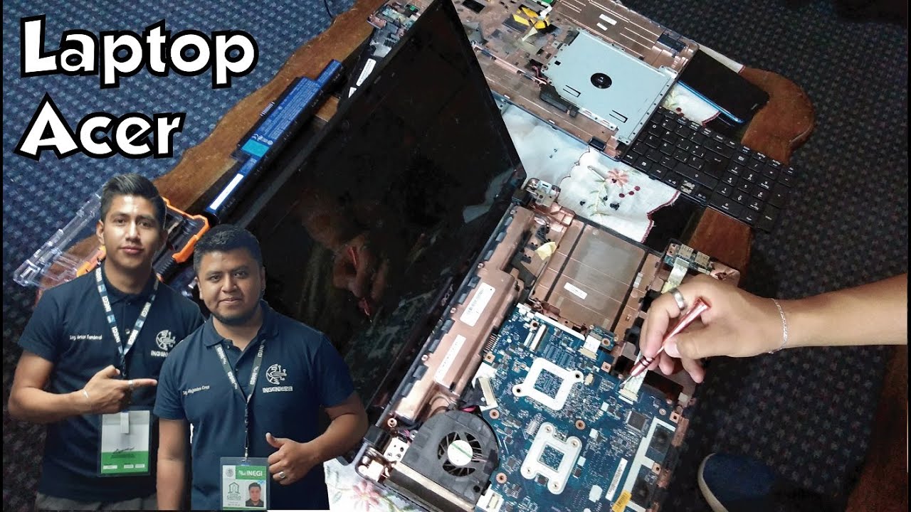 Mantenimiento a laptop | Desarmar y limpiar  Acer 5250 BZ496