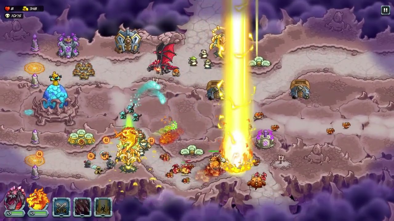Kingdom Rush 5  Alliance TD Map 40 - Crown of the cloud realm - Impossible