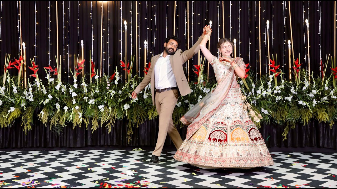 INCREDIBLE! Legendary Couple Dance of Melanie and Sagar at Sangeet Night | Indian German Wedding
