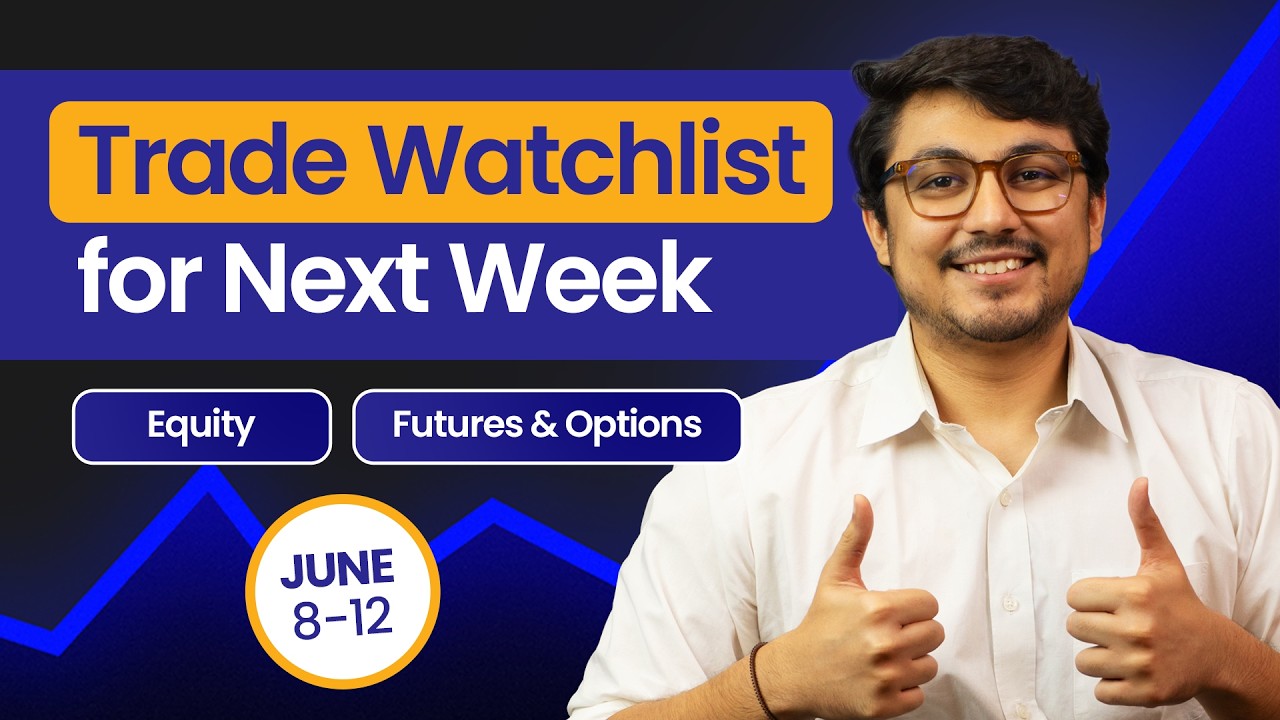 Trading Watchlist for Next Week | Swing Trading | Options Trading | 8 - 12 June
