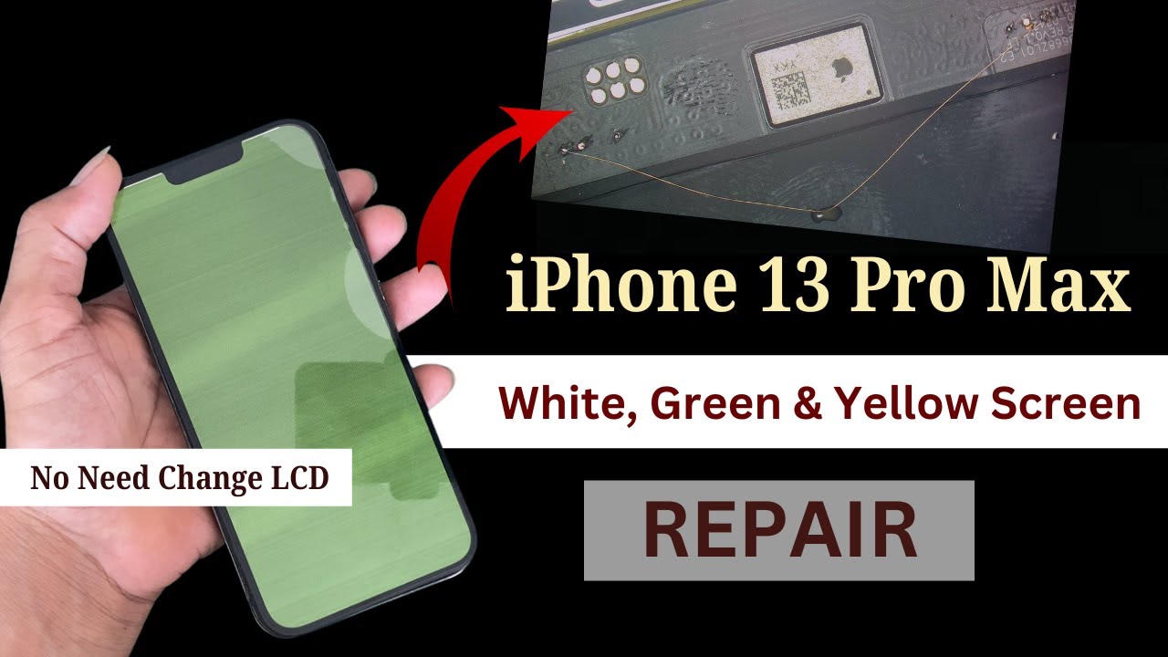 iPhone 13 pro max green screen problem fix! iphone 13 white screen problem FIX!iphone green screen
