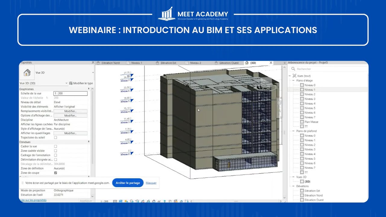 Webinaire :  Introduction au BIM et ses applications