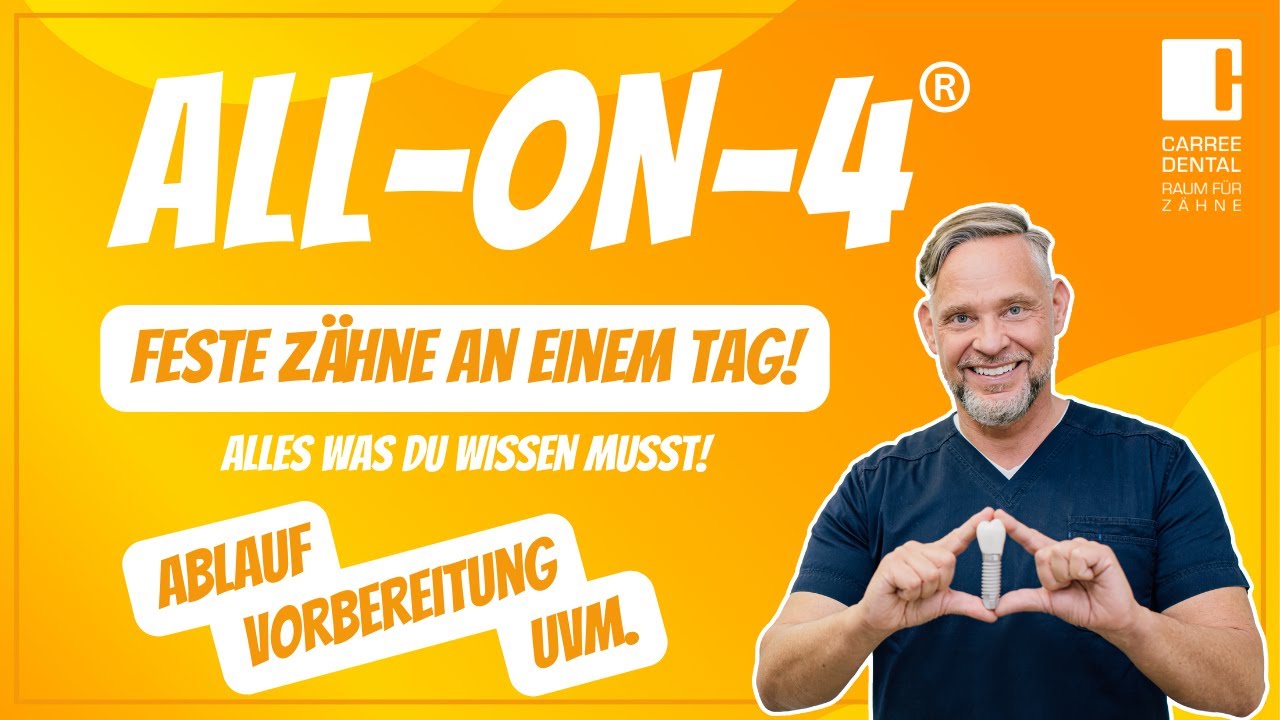All-on-4 Implantate für dauerhaft feste Zähne! | Carree Dental Köln