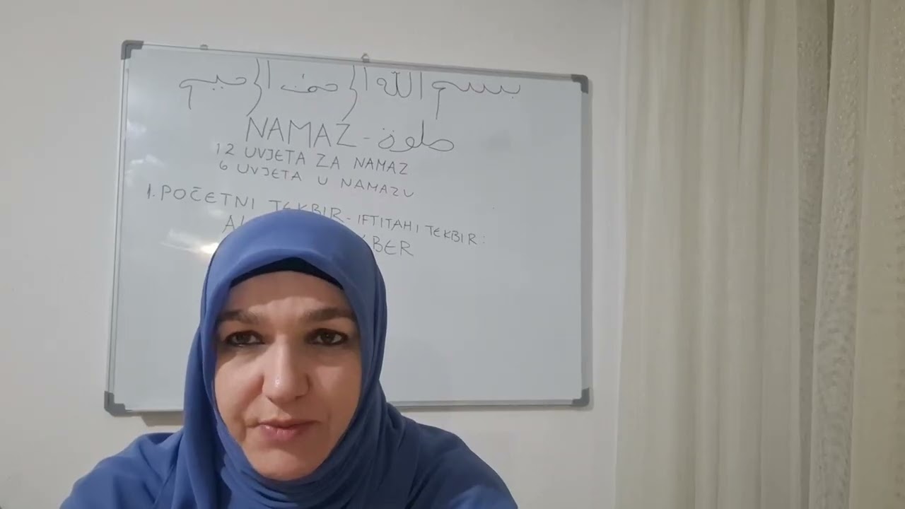7. NAMAZ صلوة -Stub vjere -  POČETNI TEKBIR - Iftitahi Tekbir -ALLAHU EKBER - Allah je Najveći