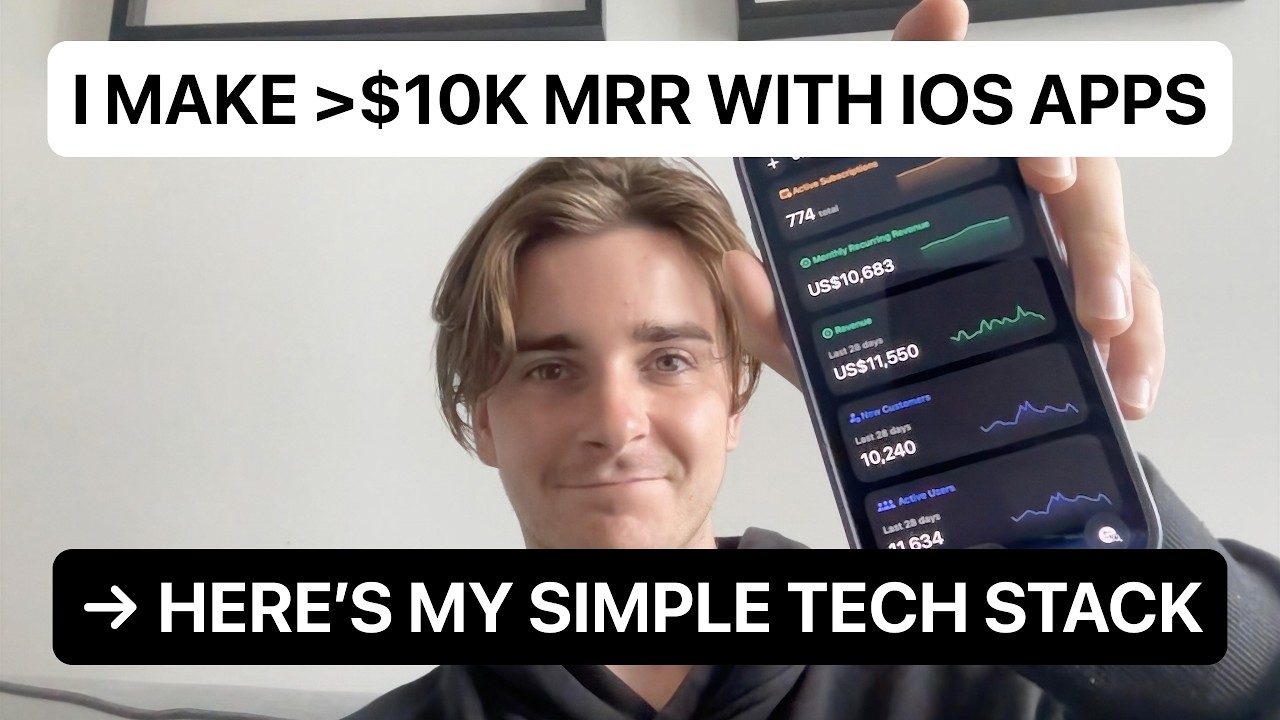 I Make $10K MRR with iOS Apps - Here's My Tech Stack