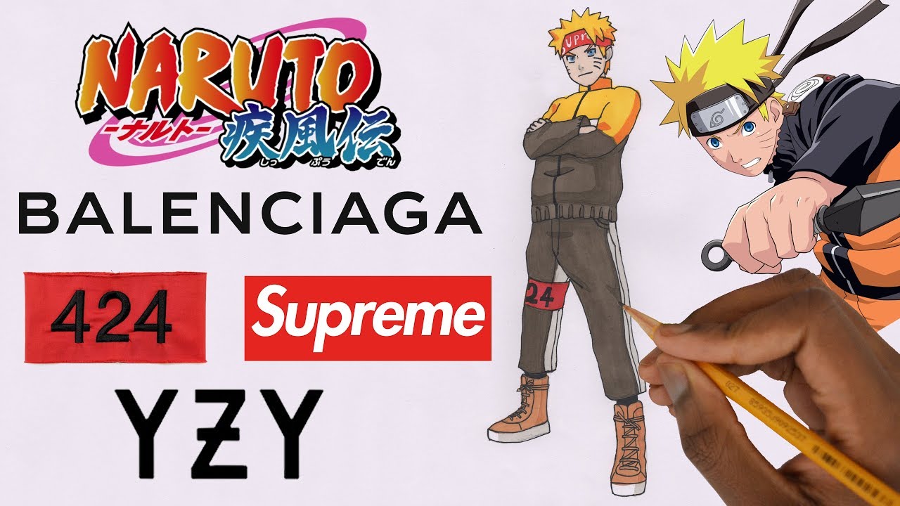 HOW TO DRAW HYPEBEAST NARUTO UZUMAKI  ! | PENCIL DRAWING