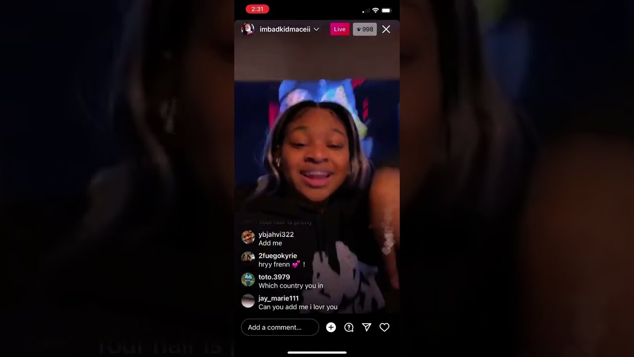 BadKidMacei || Instagram Live || 1/28/22