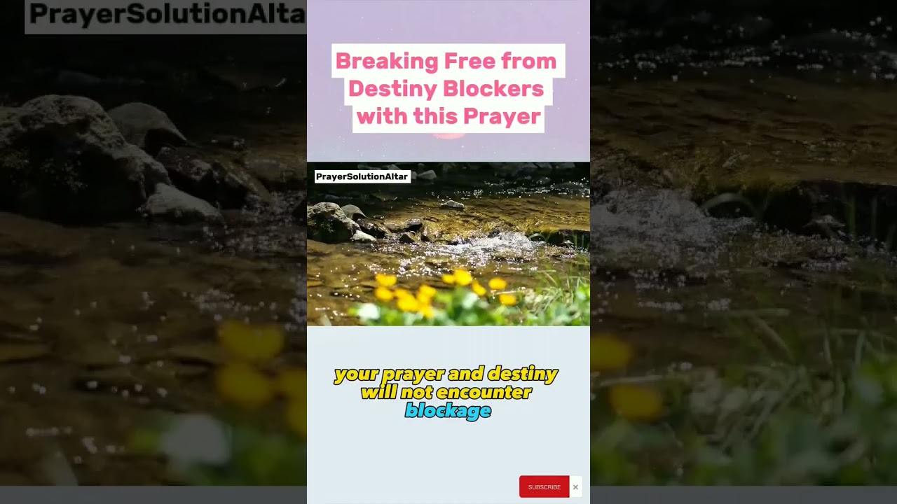 Breaking Free from Destiny Blockers with this Powerful Prayer #prayer #prayersecrets #success